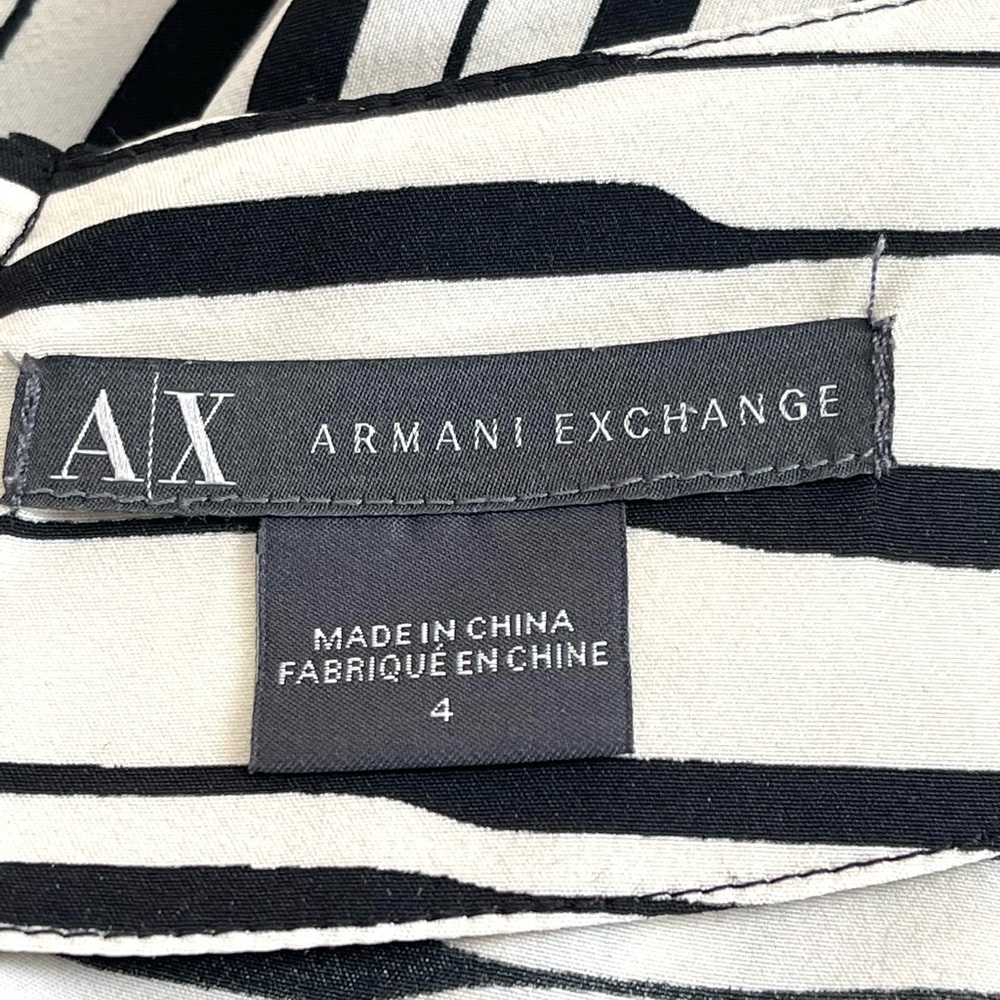 A/X Armani Exchange Stripe Shift Dress Size 4 - Picture 7 of 8